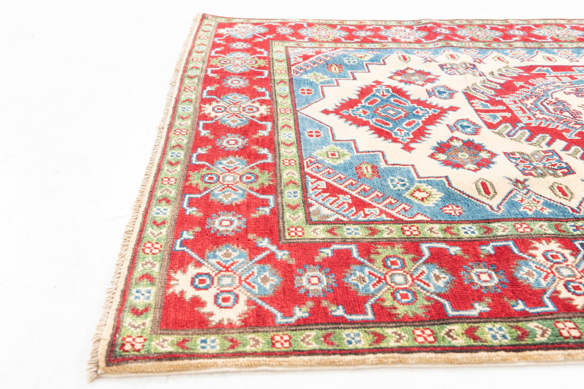 4' 1 x 6' 1 Hand Knotted Kazak Rug