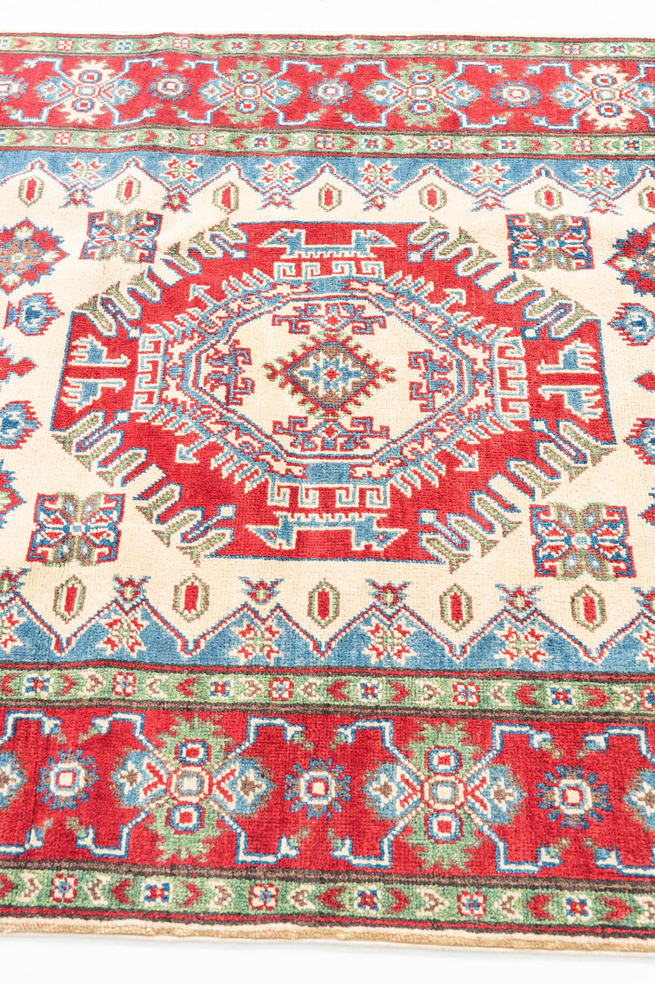 4' 1 x 6' 1 Hand Knotted Kazak Rug