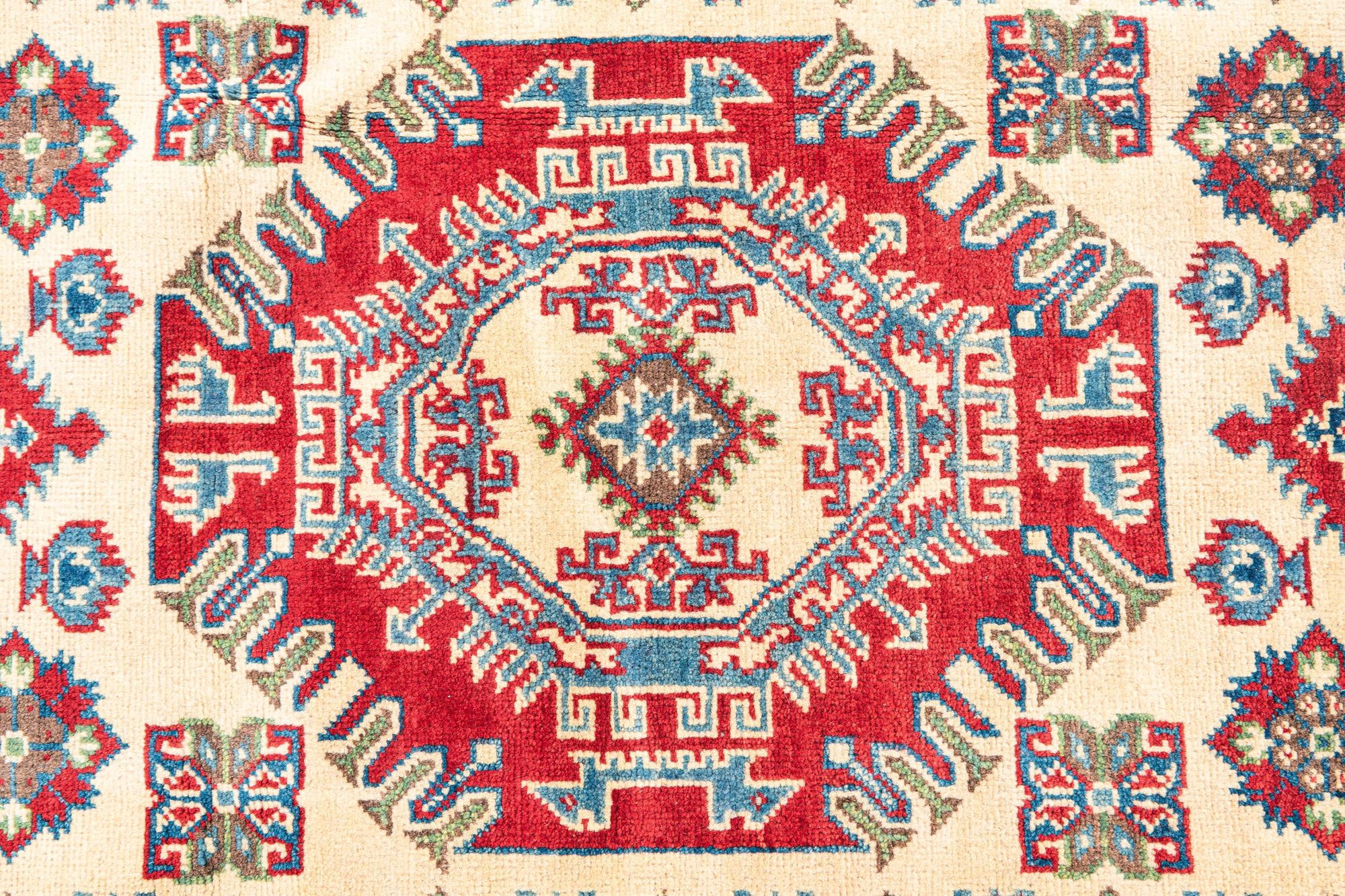 4' 1 x 6' 1 Hand Knotted Kazak Rug