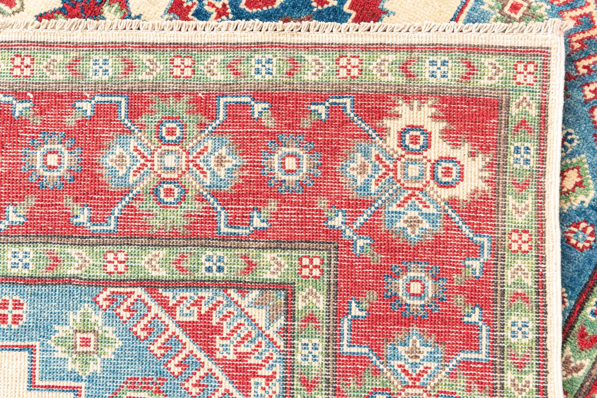 4' 1 x 6' 1 Hand Knotted Kazak Rug