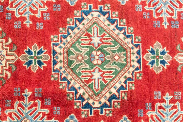 3' 10 x 6' Hand Knotted Kazak Rug