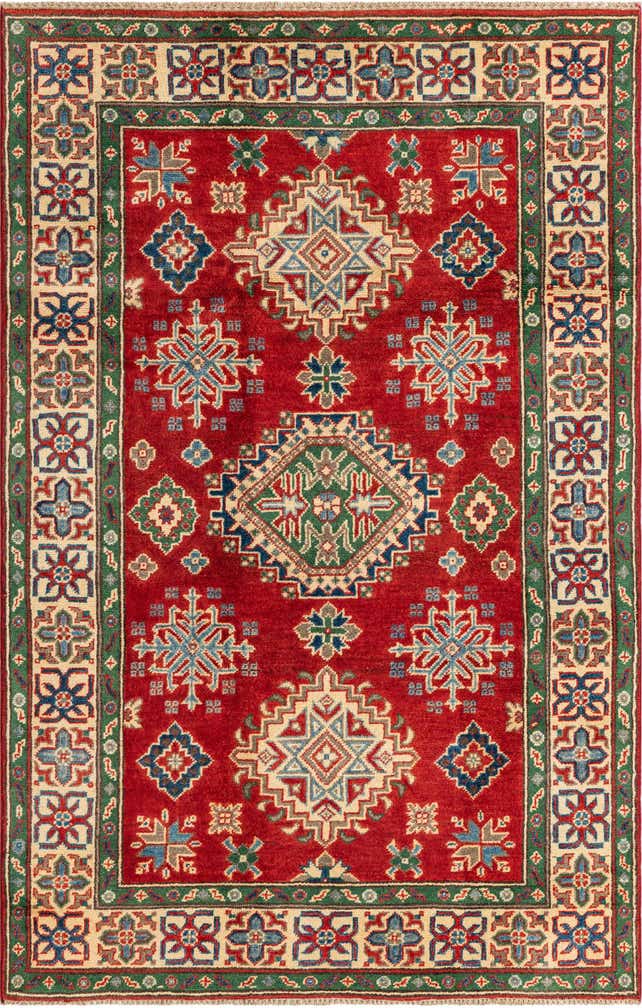 3' 10 x 6' Hand Knotted Kazak Rug