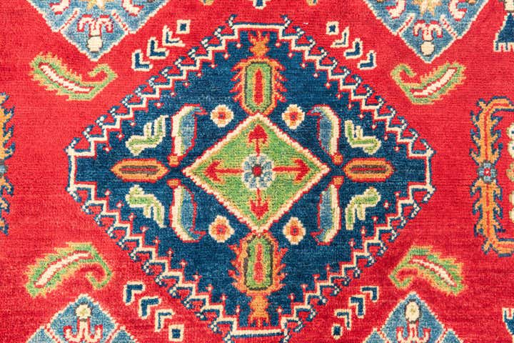 4' x 6' Hand Knotted Kazak Rug
