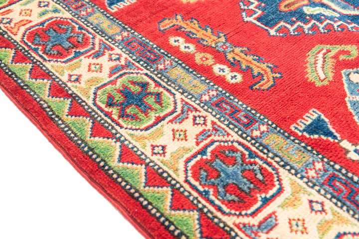 4' x 6' Hand Knotted Kazak Rug