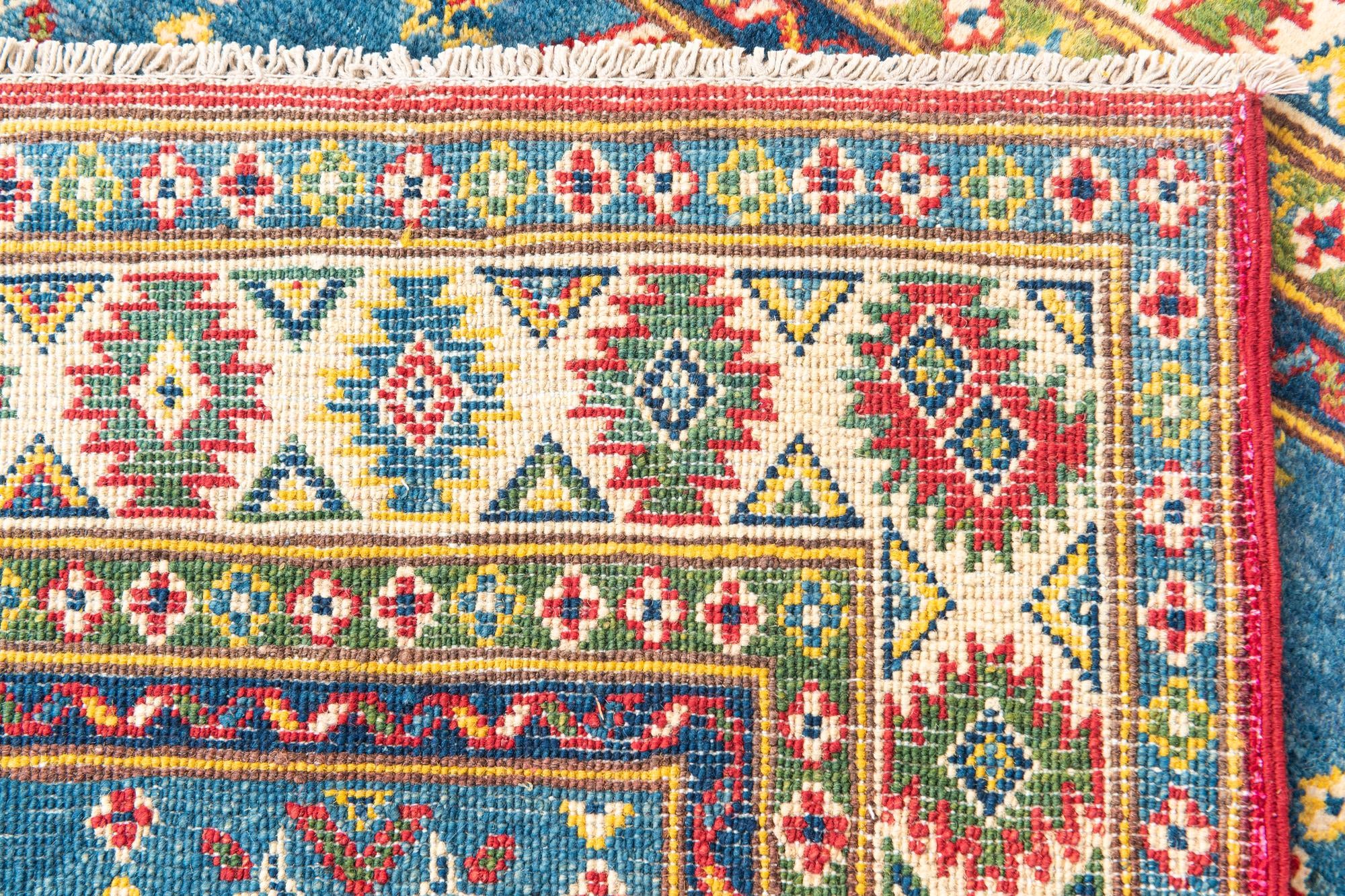 4' 2 x 6' 4 Hand Knotted Kazak Rug