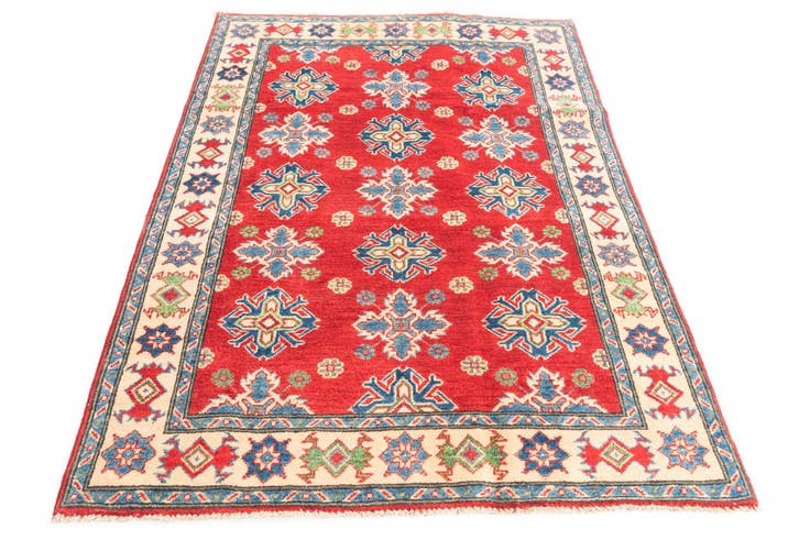 Detail image of 4' x 6' 1 Hand Knotted Kazak Rug