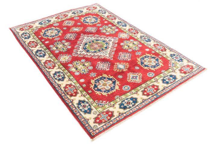 4' x 6' Hand Knotted Kazak Rug