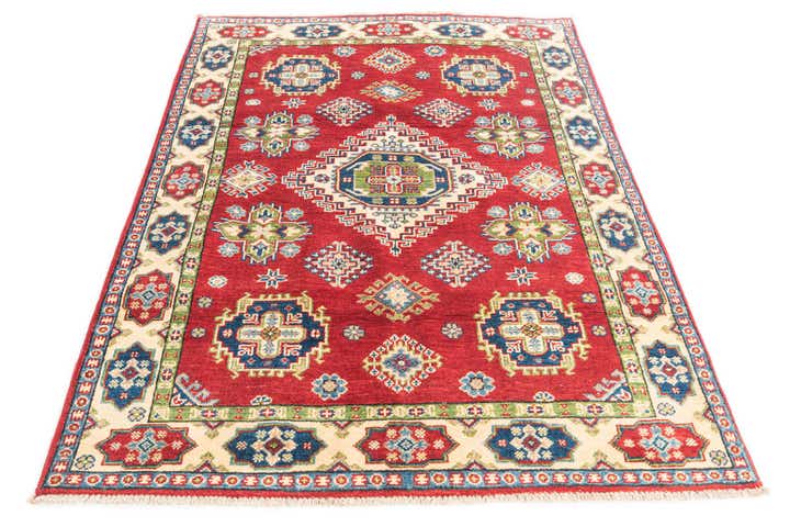 4' x 6' Hand Knotted Kazak Rug