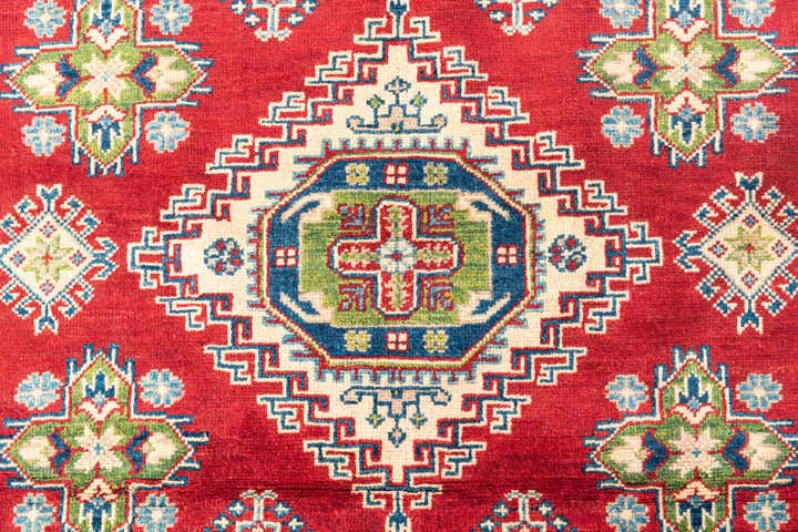 4' x 6' Hand Knotted Kazak Rug