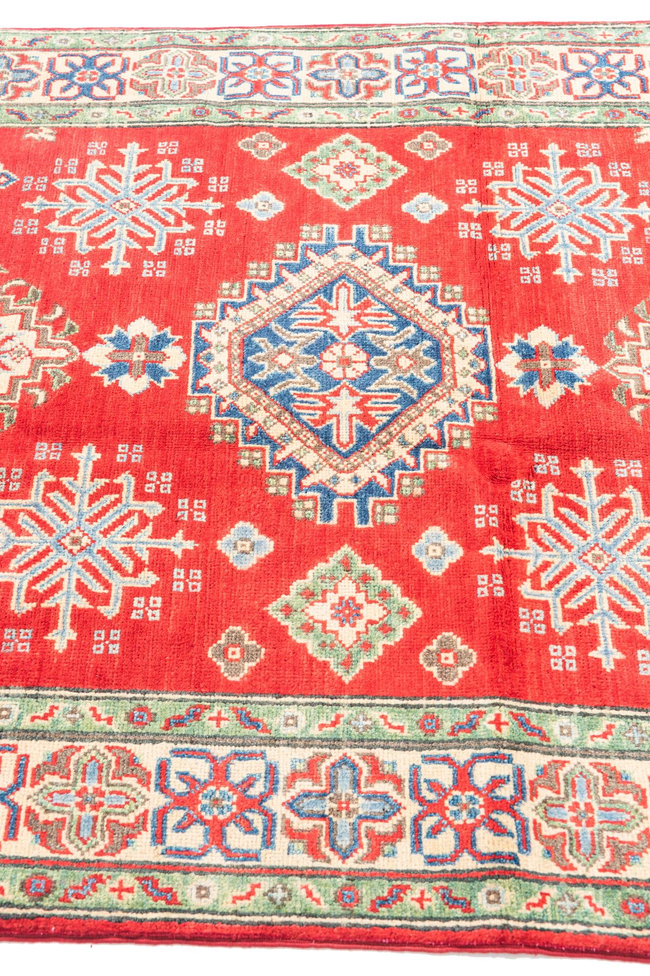 4' 1 x 6' 1 Hand Knotted Kazak Rug