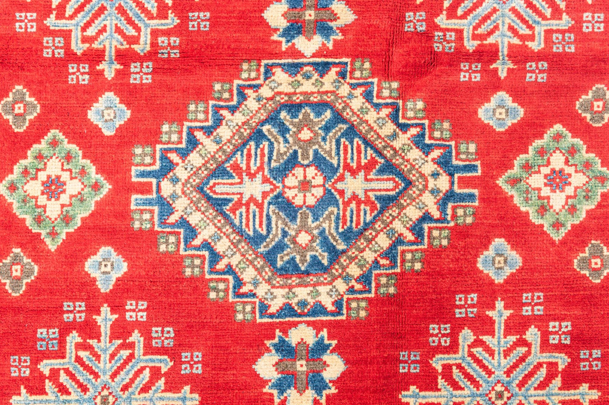 4' 1 x 6' 1 Hand Knotted Kazak Rug