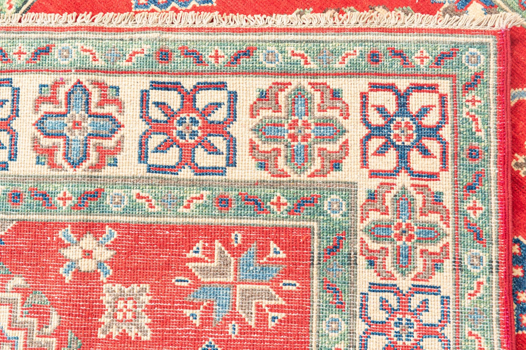 4' 1 x 6' 1 Hand Knotted Kazak Rug