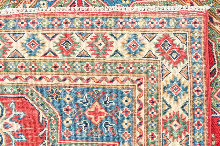 4' x 5' 8 Hand Knotted Kazak Rug