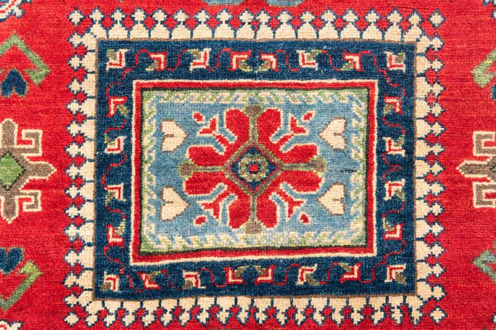 4' x 6' Hand Knotted Kazak Rug