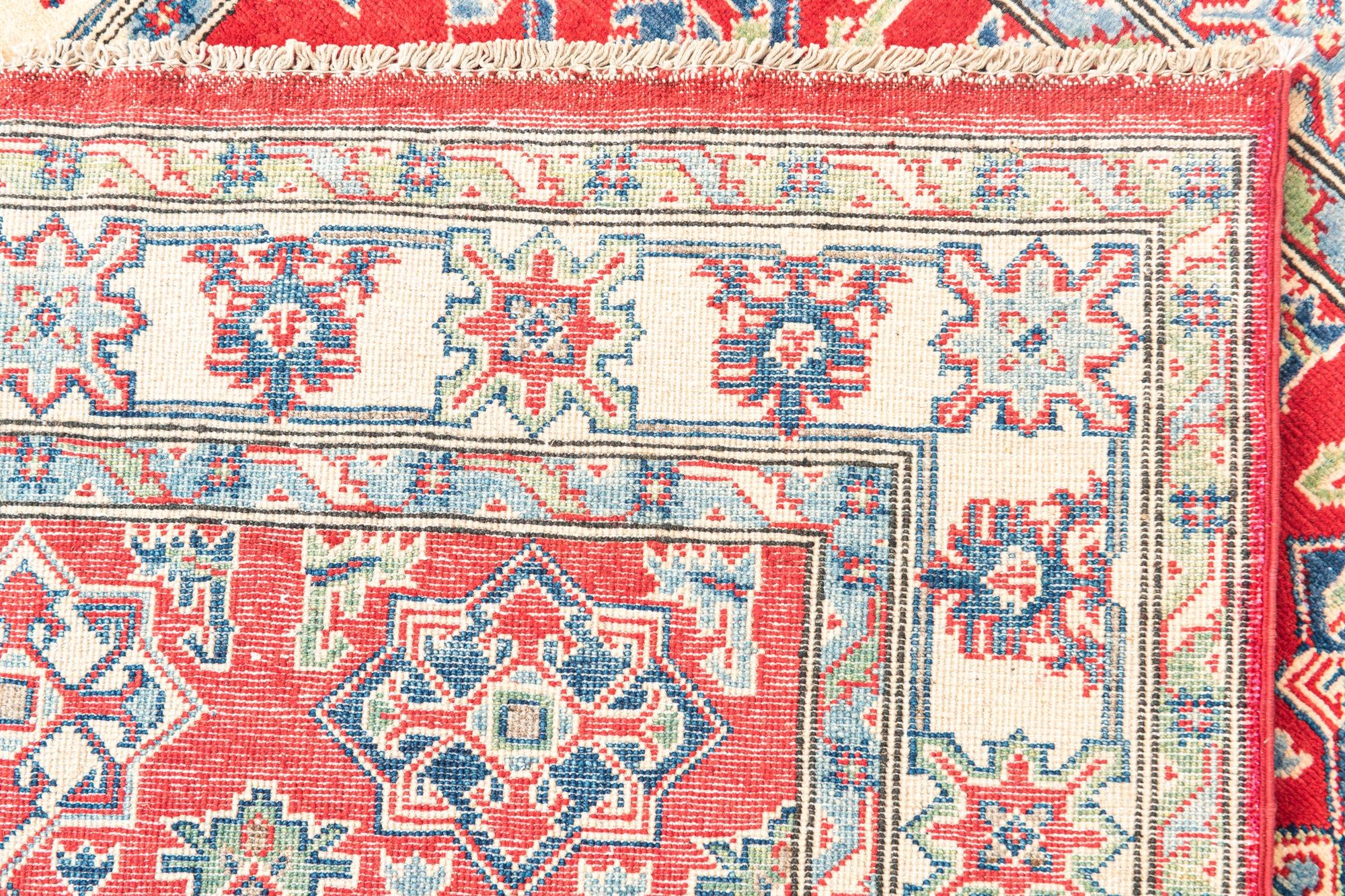 4' x 6' Hand Knotted Kazak Rug