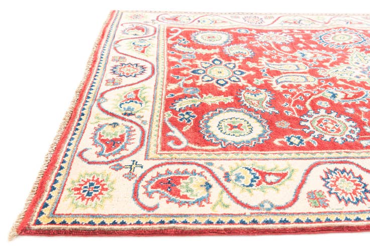Detail image of 4' x 5' 9 Hand Knotted Kazak Rug