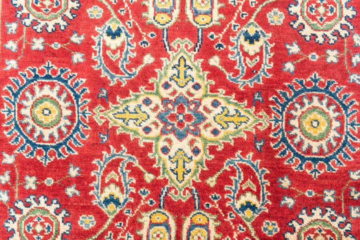 4' x 5' 9 Hand Knotted Kazak Rug