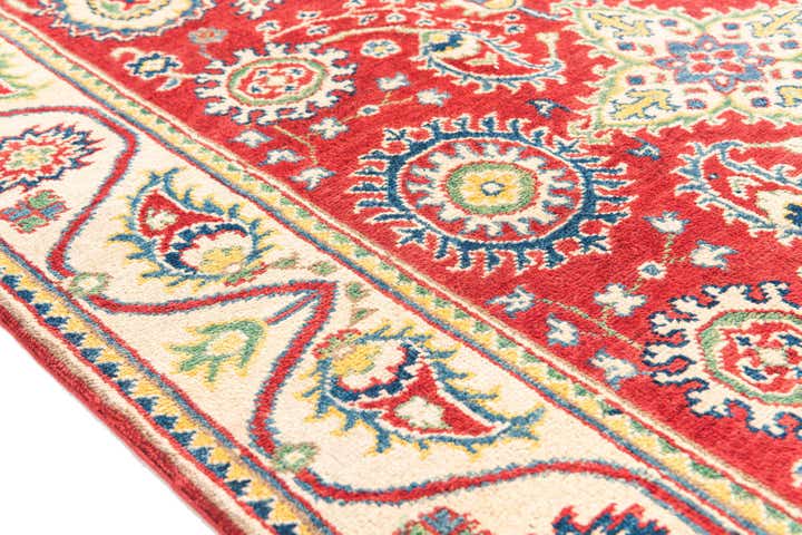 4' x 5' 9 Hand Knotted Kazak Rug
