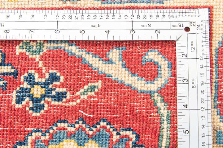 4' x 5' 9 Hand Knotted Kazak Rug