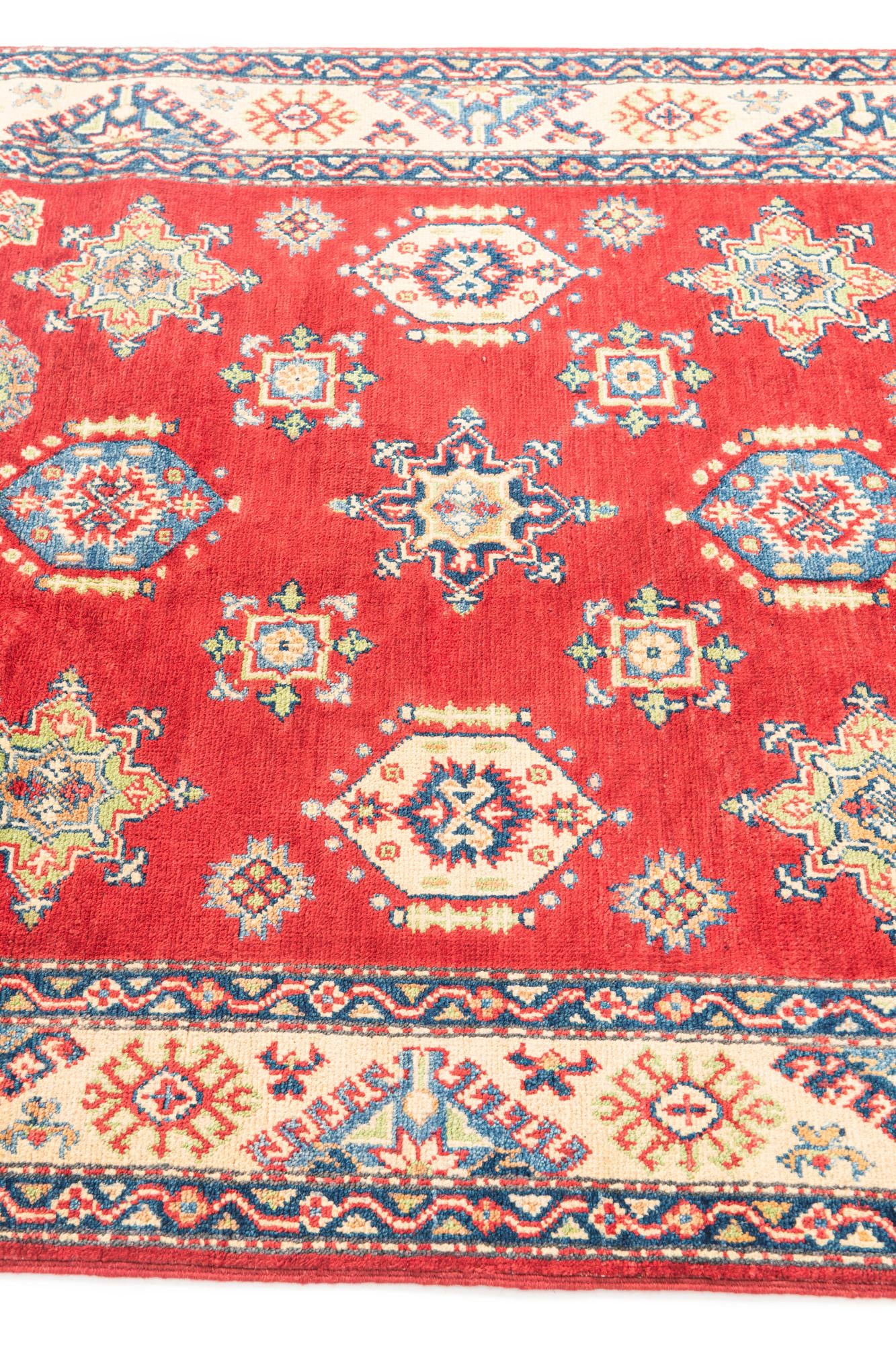 4' x 6' Hand Knotted Kazak Rug