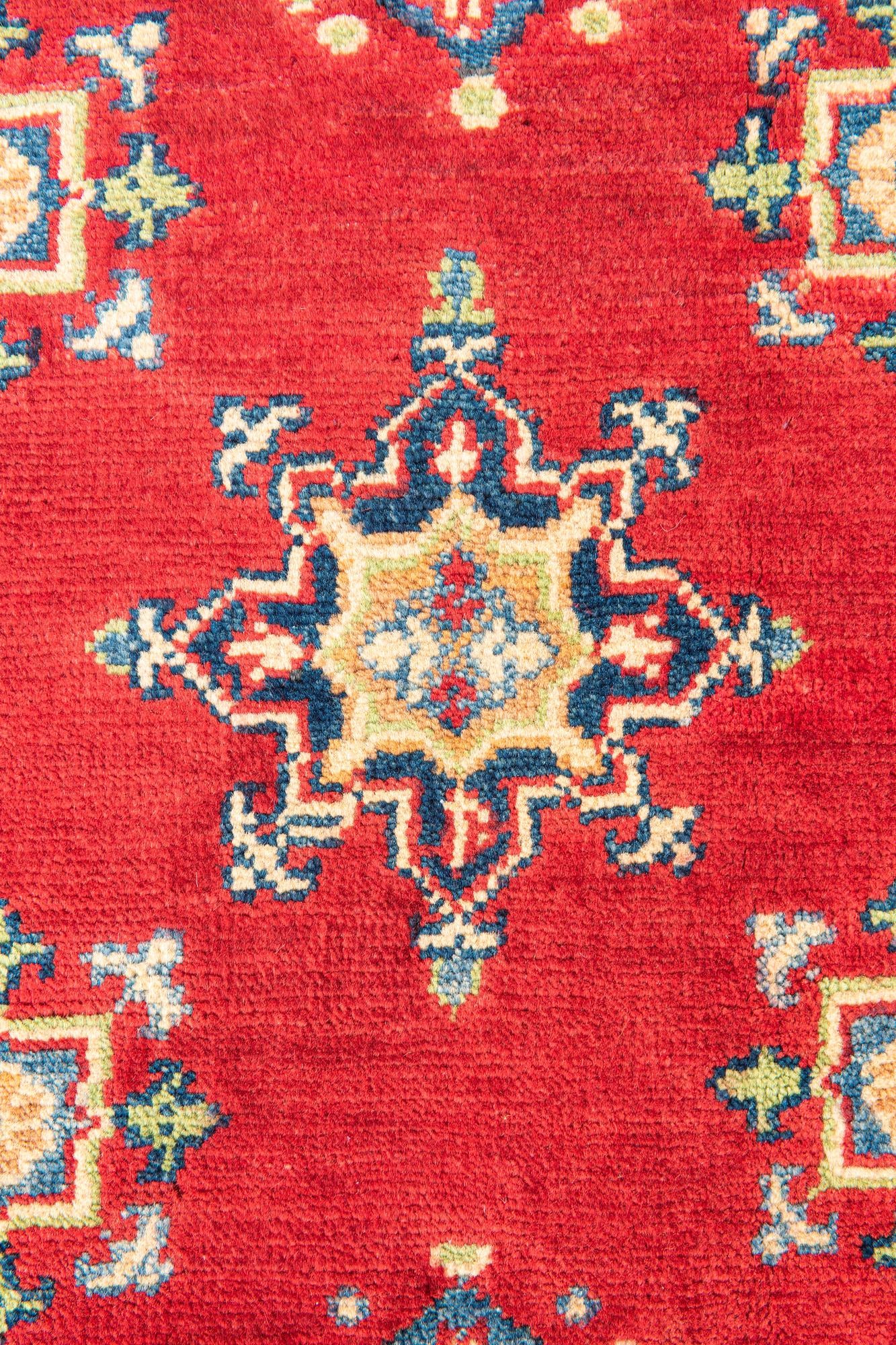 4' x 6' Hand Knotted Kazak Rug