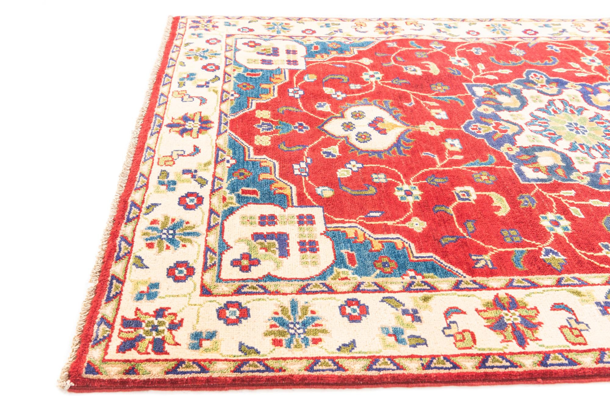 4' x 6' Hand Knotted Kazak Rug