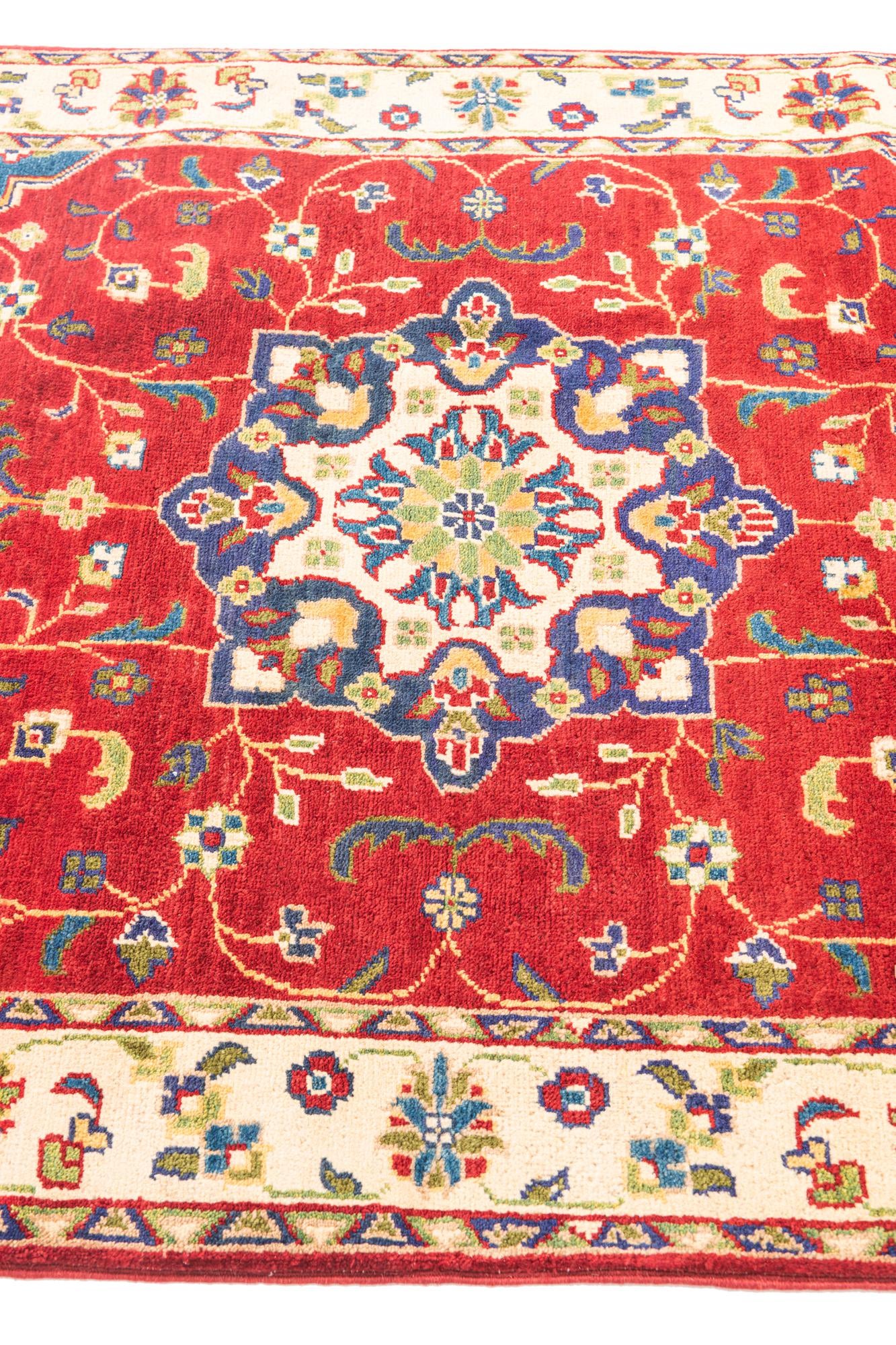 4' x 6' Hand Knotted Kazak Rug