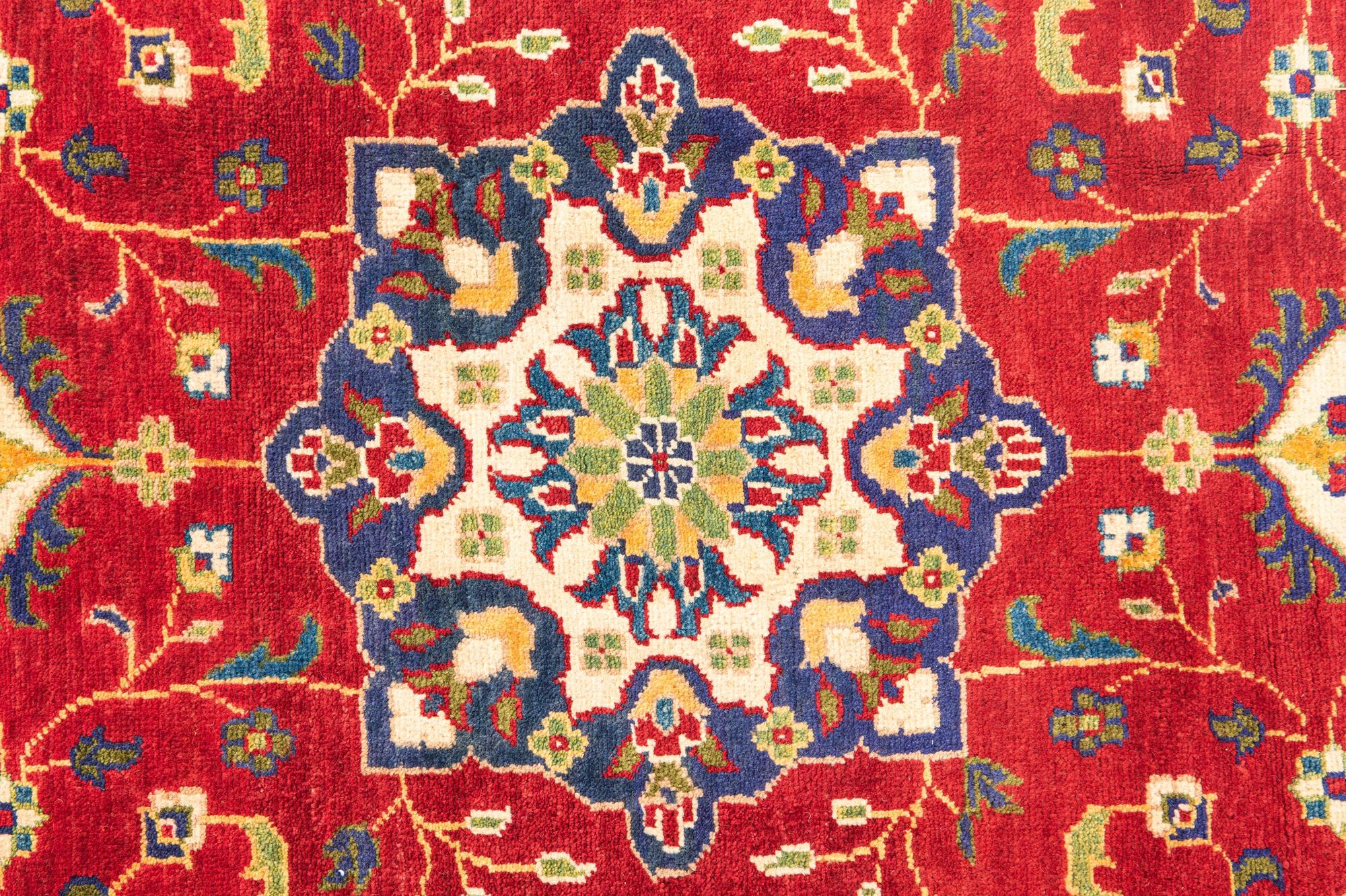 4' x 6' Hand Knotted Kazak Rug