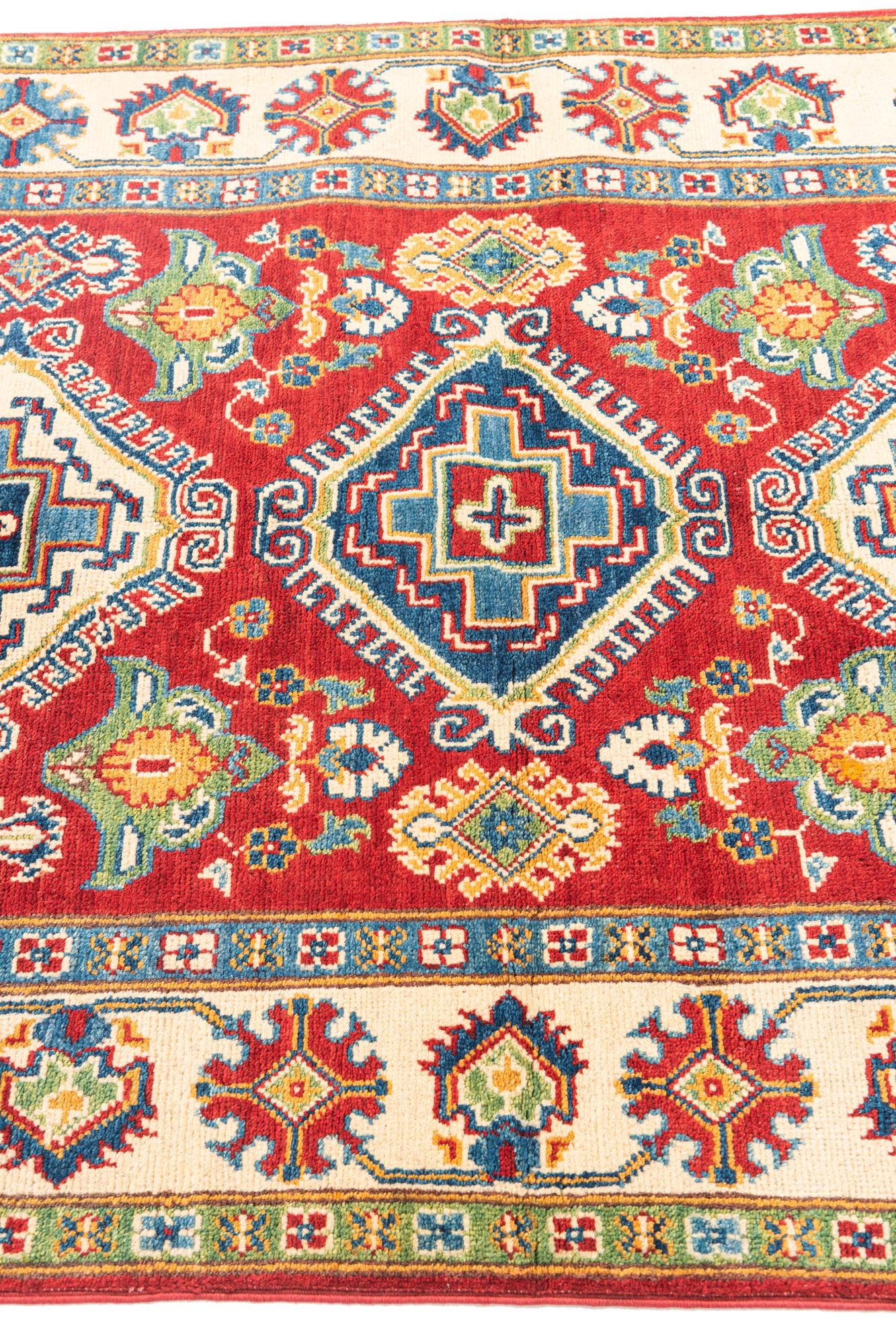 4' x 6' Hand Knotted Kazak Rug