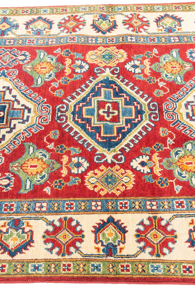 4' x 6' Hand Knotted Kazak Rug
