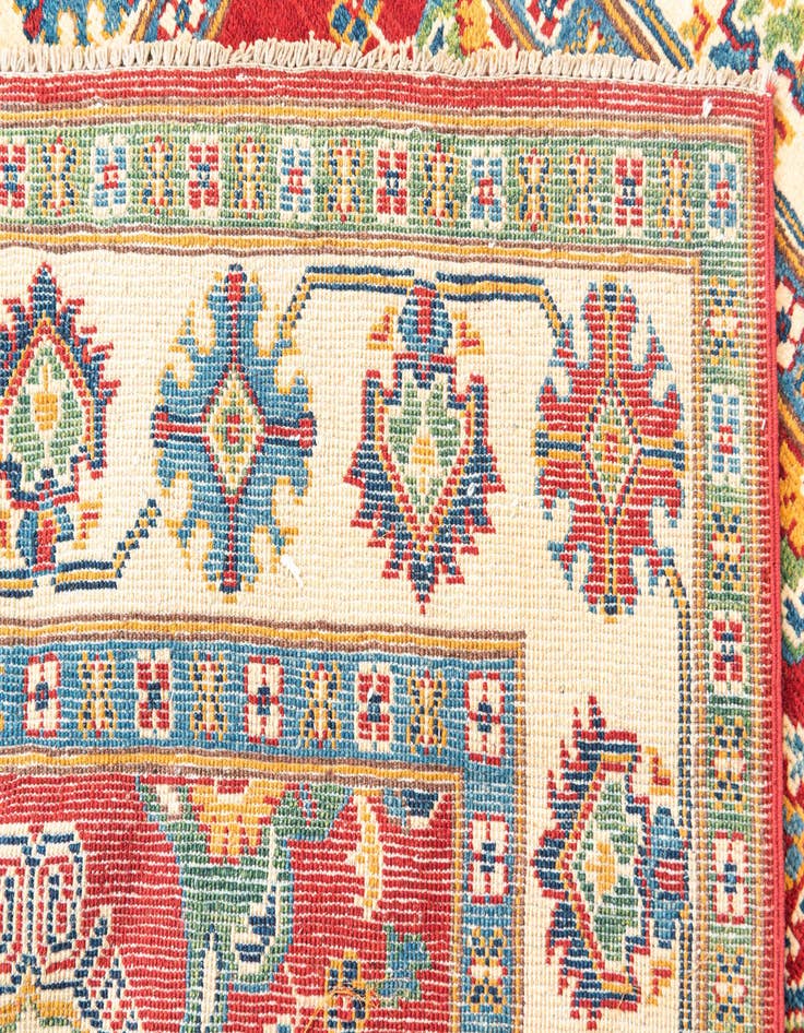 Detail image of 4' x 6'  Hand Knotted Kazak Rug