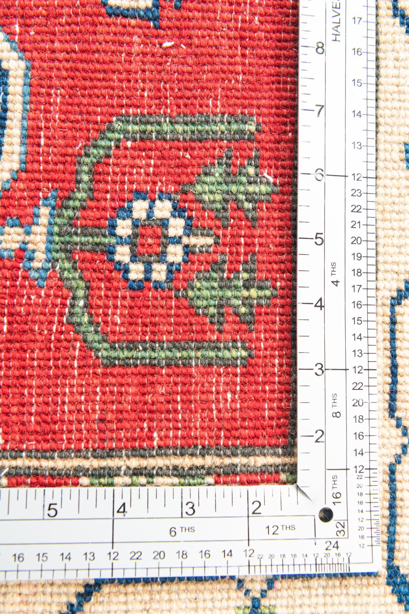 4' x 5' 4 Hand Knotted Kazak Rug
