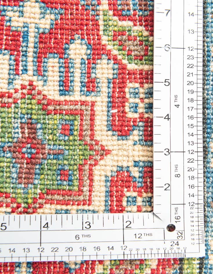 Detail image of 4' 2 x 5' 10  Hand Knotted Kazak Rug