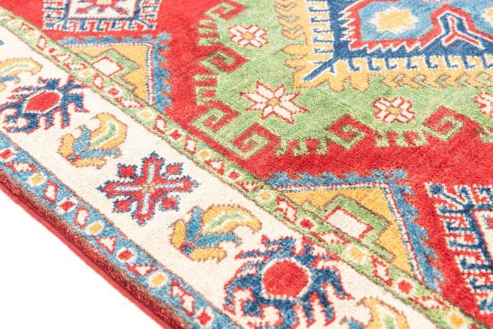4' x 6' Hand Knotted Kazak Rug