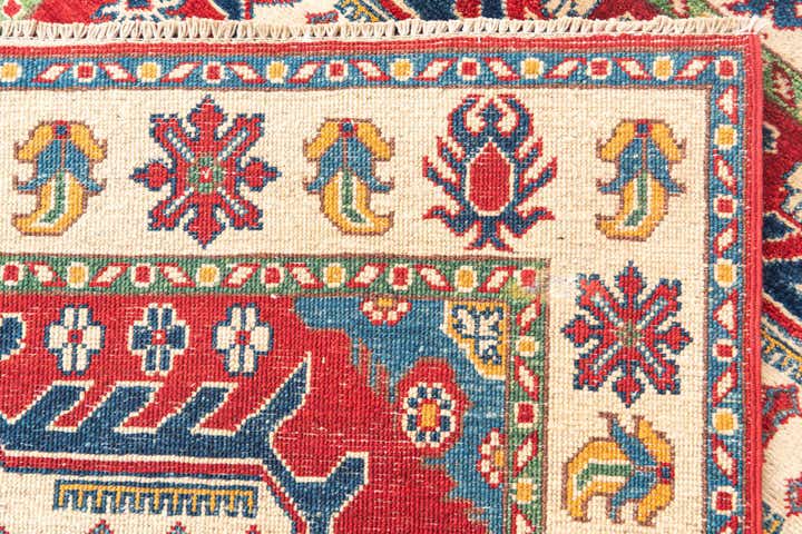 4' x 6' Hand Knotted Kazak Rug