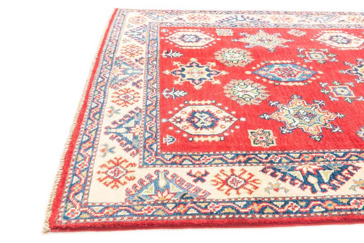 4' x 6' 1 Hand Knotted Kazak Rug