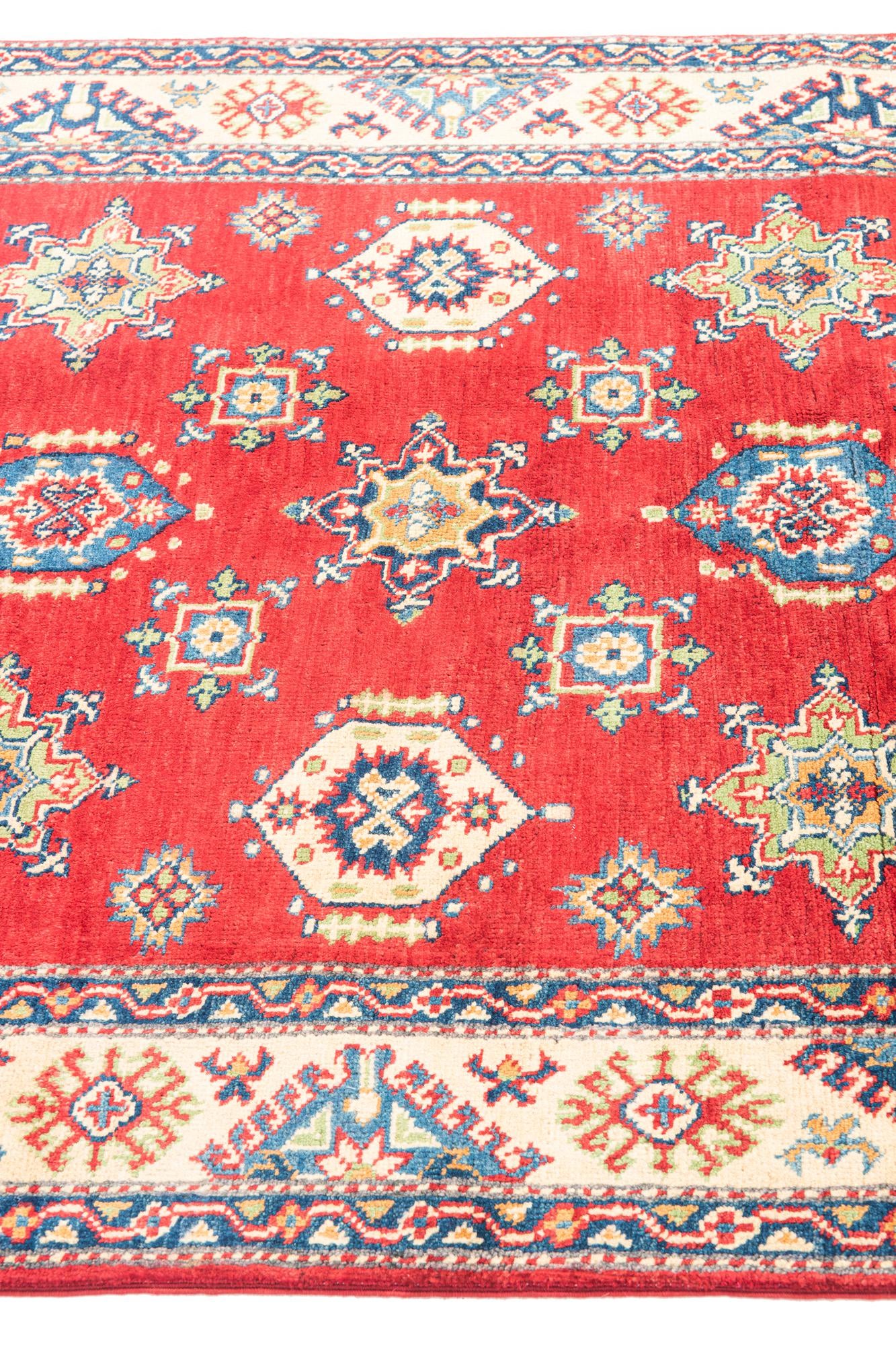 4' x 6' 1 Hand Knotted Kazak Rug