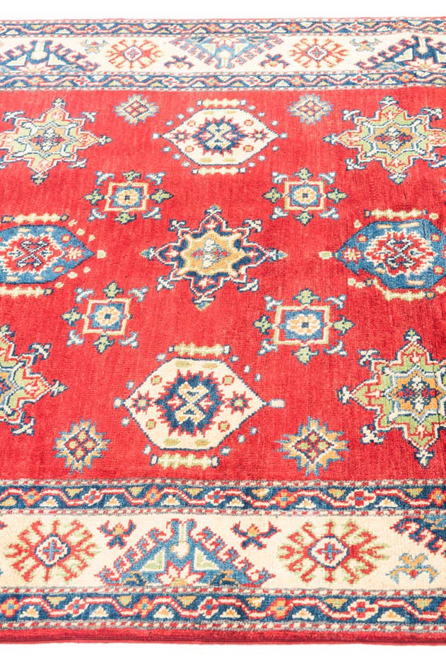 Detail image of 4' x 6' 1 Hand Knotted Kazak Rug