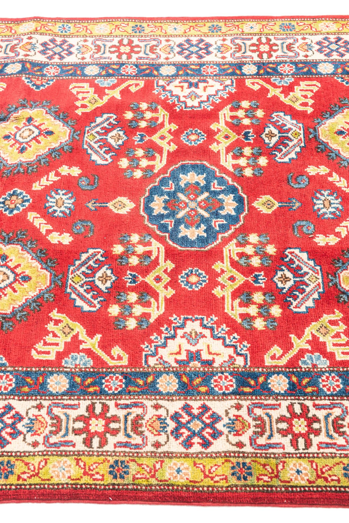 4' x 6' Hand Knotted Kazak Rug
