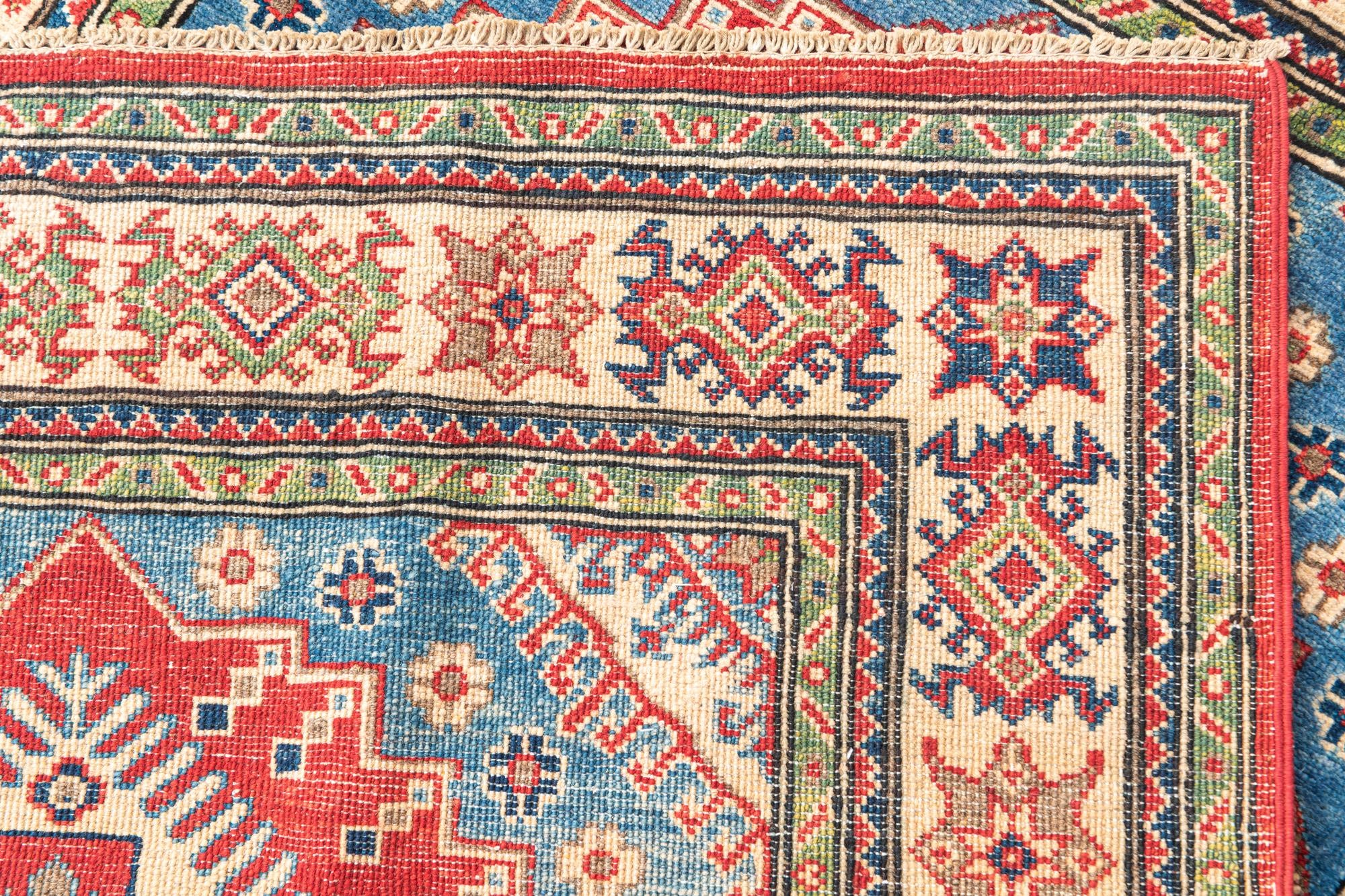 4' 1 x 6' Hand Knotted Kazak Rug