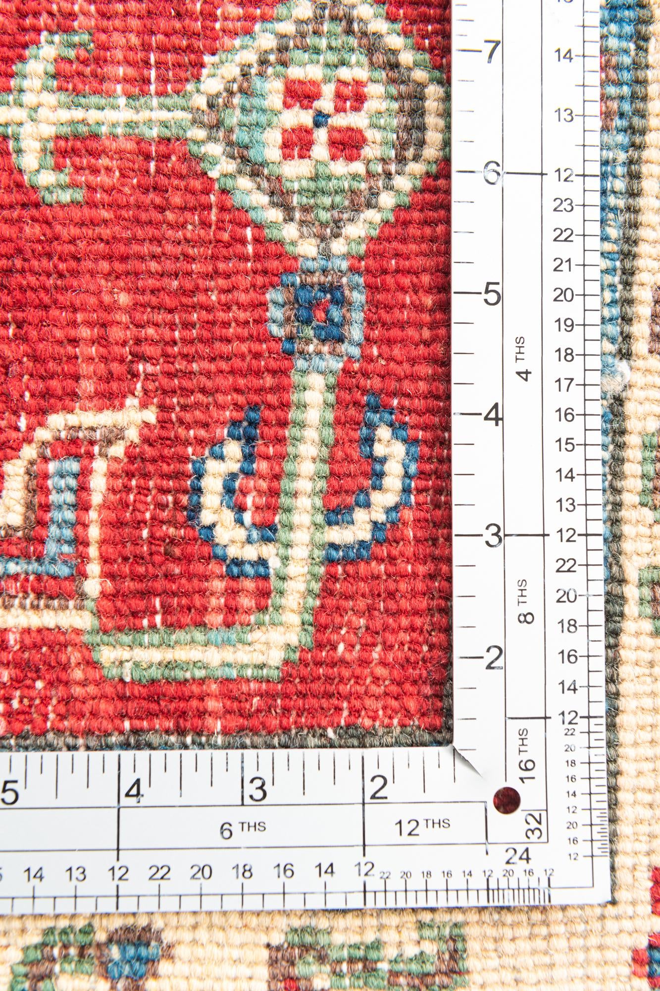 4' x 6' Hand Knotted Kazak Rug