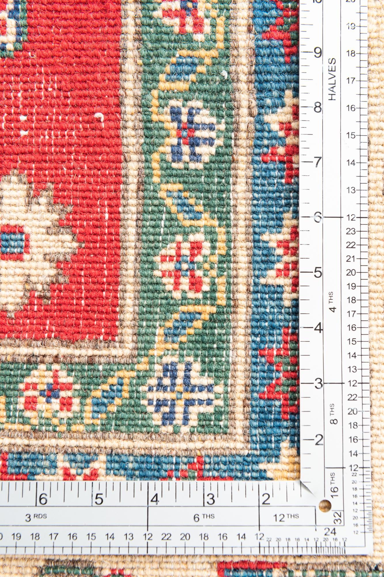 6' 8 x 9' 10 Hand Knotted Kazak Rug