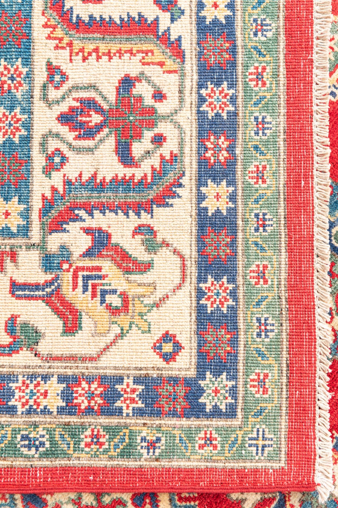 6' 8 x 9' 10 Hand Knotted Kazak Rug