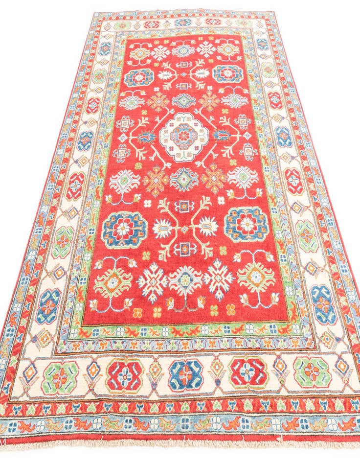 Detail image of 6' 2 x 8' 7 Hand Knotted Kazak Rug