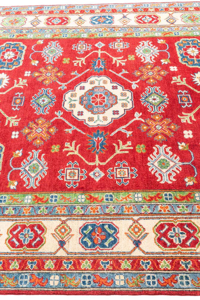 6' 2 x 8' 7 Hand Knotted Kazak Rug