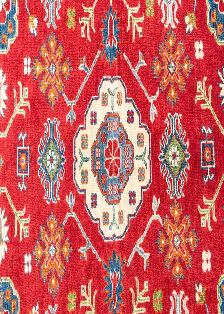 6' 2 x 8' 7 Hand Knotted Kazak Rug