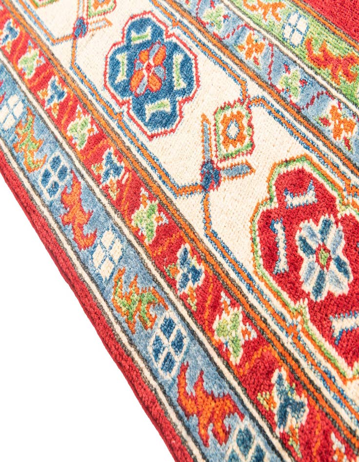 Detail image of 6' 2 x 8' 7  Hand Knotted Kazak Rug