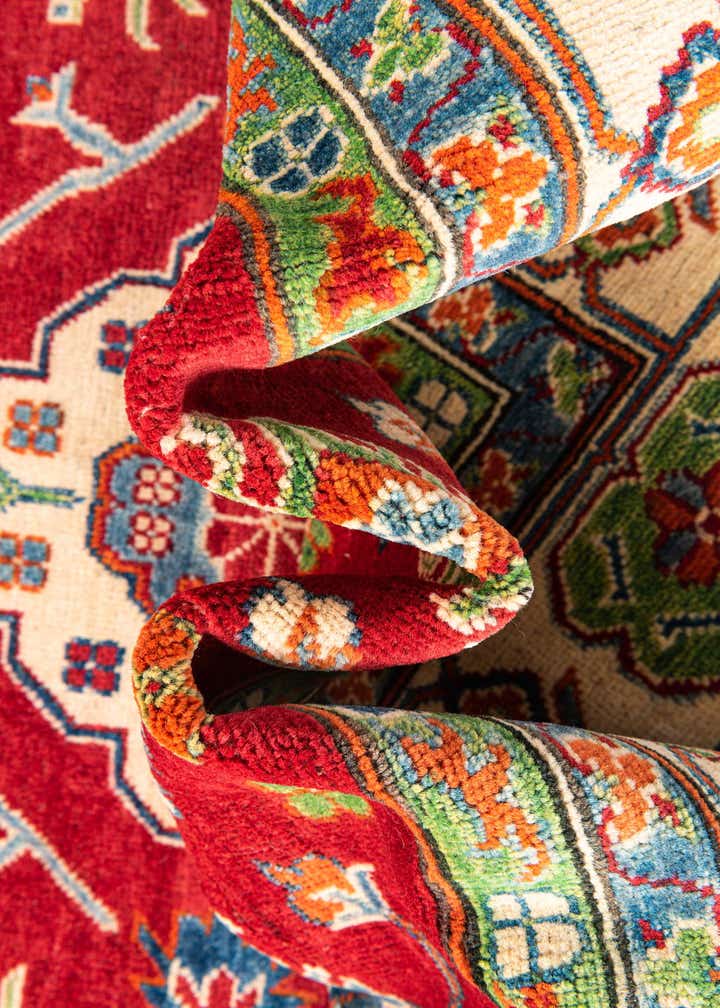 6' 2 x 8' 7 Hand Knotted Kazak Rug