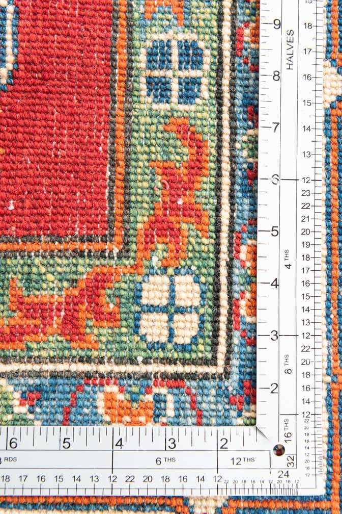 6' 2 x 8' 7 Hand Knotted Kazak Rug