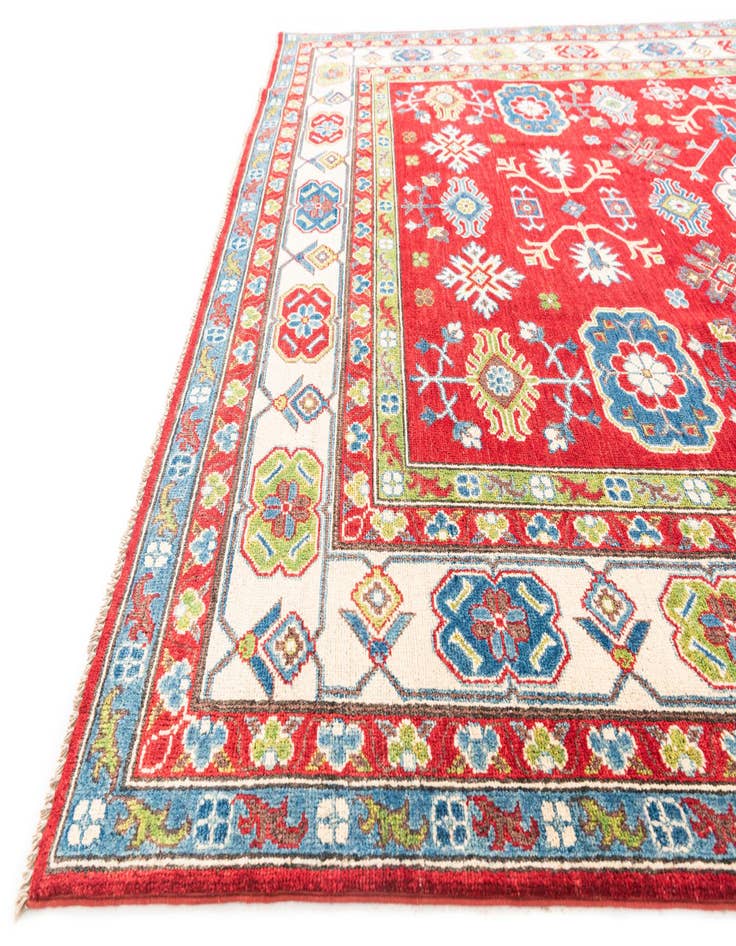 Detail image of 6' 8 x 9' 7  Hand Knotted Kazak Rug